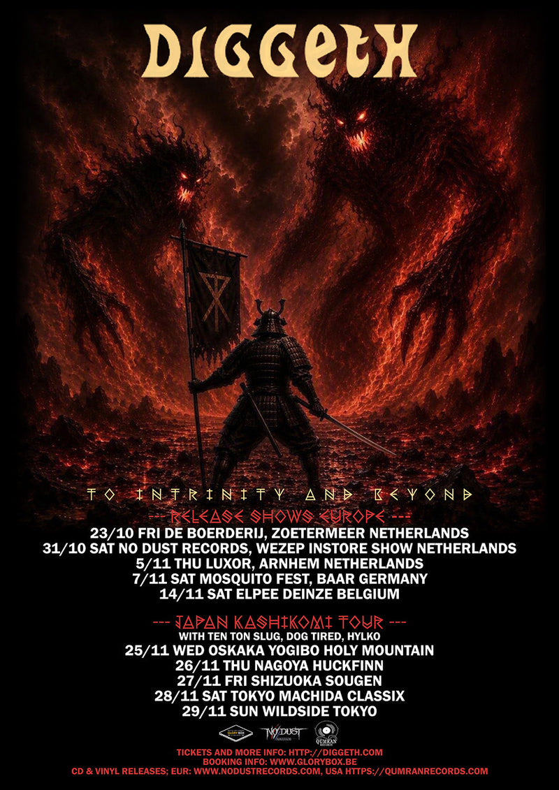 Diggeth LIVE instore + tour to promote new record!